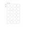 Nevs 1" Color Coding Dots White - Sheet Form DOT-10M White - alternate 2